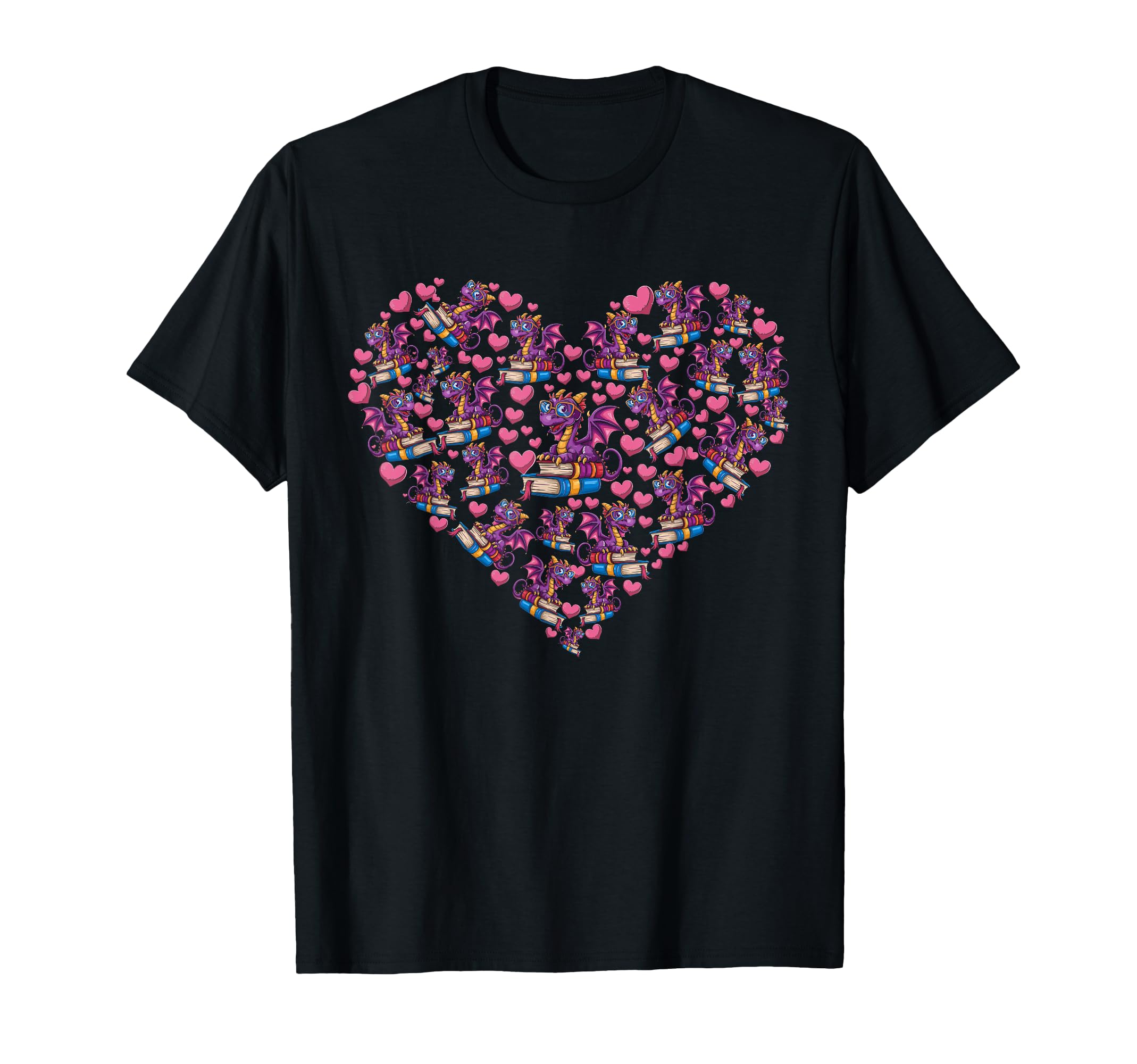 Reading Dragon Shirts Magical Book Lover T-Shirt - Graphic Print Unisex - T-Shirt, Sweatshirt, Hoodie