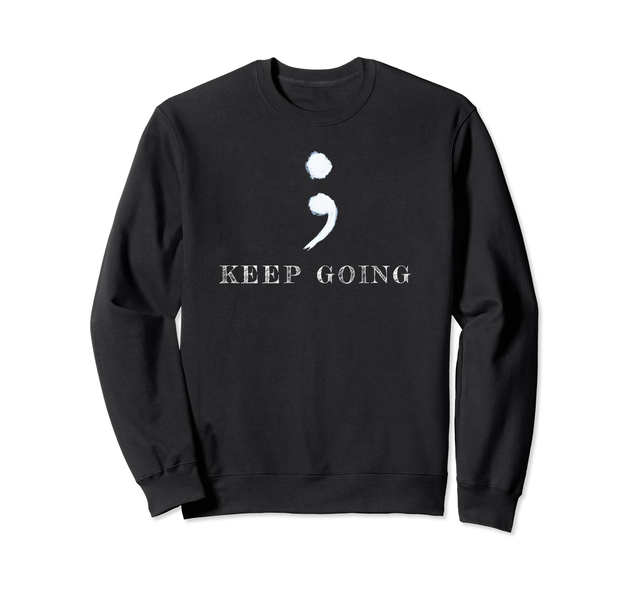 Semicolon Project Mental Sweatshirt - Casual Everyday Wear for Adults - T-Shirt, Sweatshirt, Hoodie