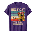 Best Cat Step Mom Ever Bump Fist Mothers T-Shirt - Novelty Apparel Unisex - T-Shirt, Sweatshirt, Hoodie
