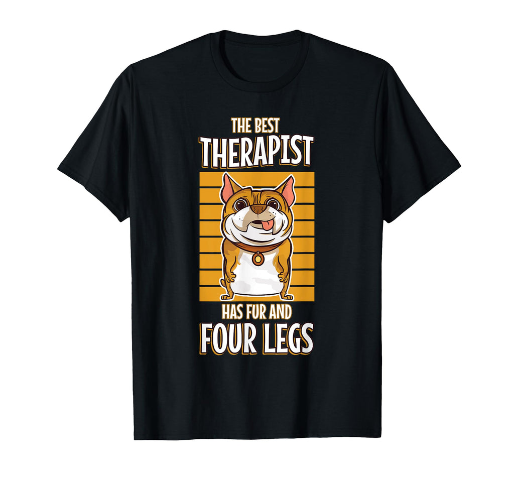 Therapy Four Legs Fur Dog Lover T-Shirt - Unique Graphic for Adults - T-Shirt, Sweatshirt, Hoodie