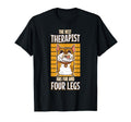 Therapy Four Legs Fur Dog Lover T-Shirt - Unique Graphic for Adults - T-Shirt, Sweatshirt, Hoodie
