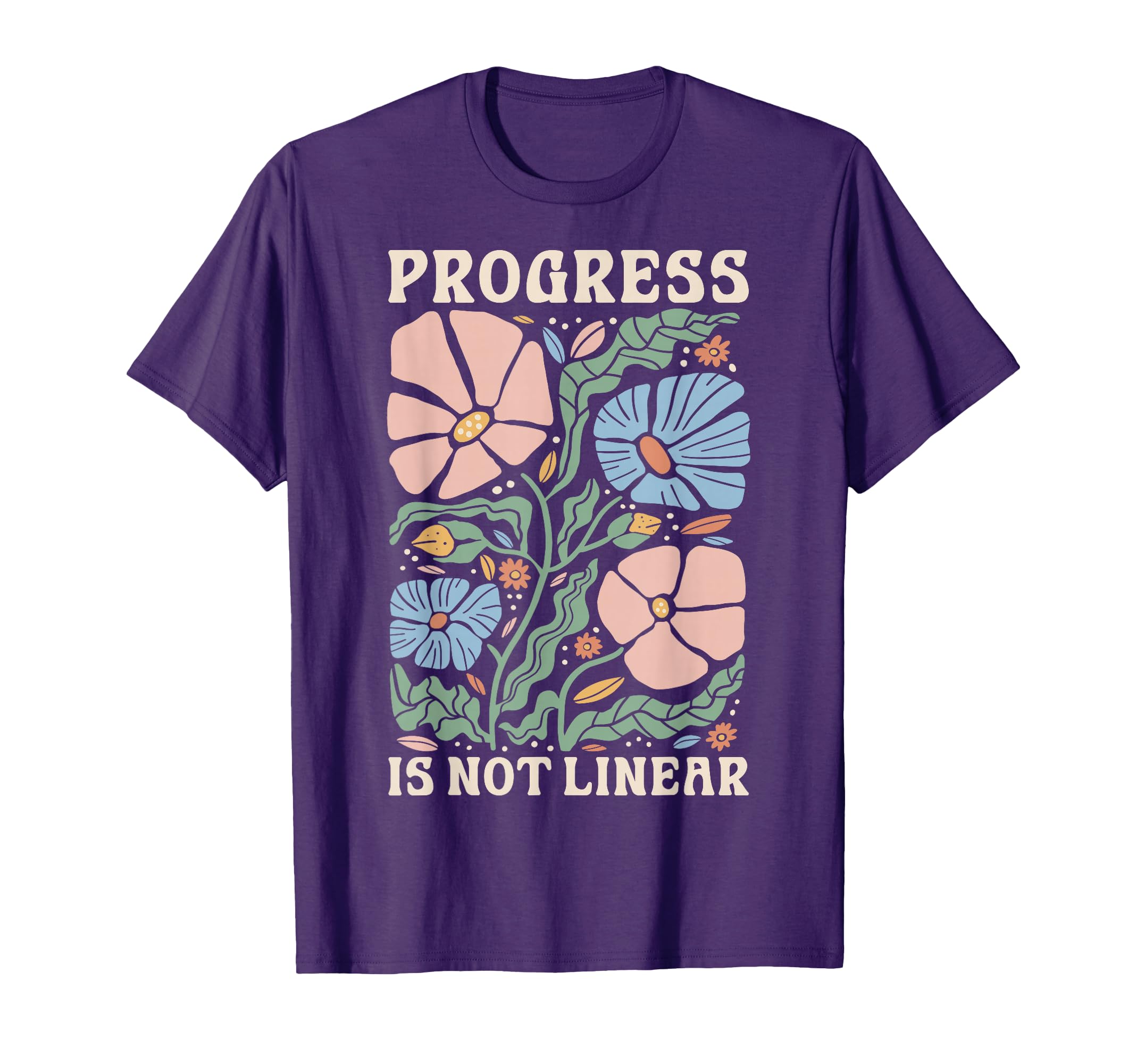 Progress Is Not Linear Special Ed Teacher T-Shirt - Novelty Apparel Unisex - T-Shirt, Sweatshirt, Hoodie