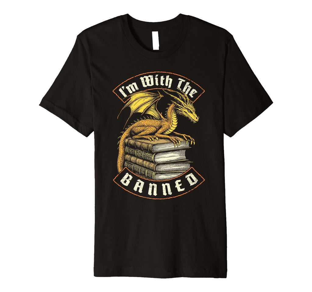 Im Banned Books Funny Book Dragon T-Shirt - Aesthetic Graphic Men Women - T-Shirt, Sweatshirt, Hoodie