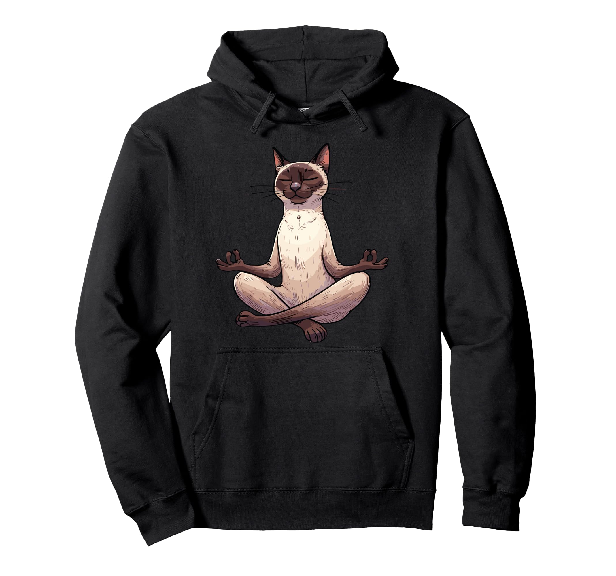 Meditation Siamese Yoga Pose Relaxing Hoodie - Streetwear Style Unisex - T-Shirt, Sweatshirt, Hoodie