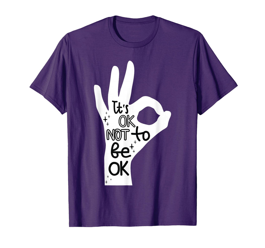 Its Okay To Not Be Okay Hand T-Shirt - Casual Everyday Wear Men Women - T-Shirt, Sweatshirt, Hoodie
