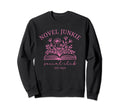 Novel Junkie Book Lover Club Reading Sweatshirt - Graphic Print for Adults - T-Shirt, Sweatshirt, Hoodie