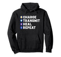 Crystal Healing Stones And Gems Hoodie - Casual Everyday Wear Unisex - T-Shirt, Sweatshirt, Hoodie