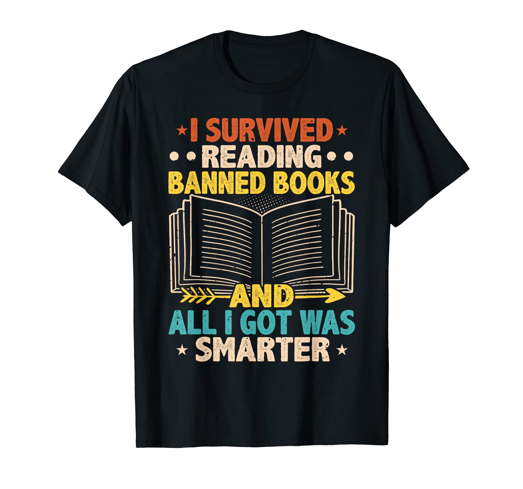 I Survived Reading Banned Books T-Shirt - Trendy Graphic Men Women - T-Shirt, Sweatshirt, Hoodie