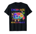 Embrace Neurodiversity Adhd Autism Asd T-Shirt - Graphic Print Unisex - T-Shirt, Sweatshirt, Hoodie