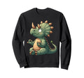 Meditation Triceratops Yoga Pose Sweatshirt - Fun Novelty Design Unisex - T-Shirt, Sweatshirt, Hoodie