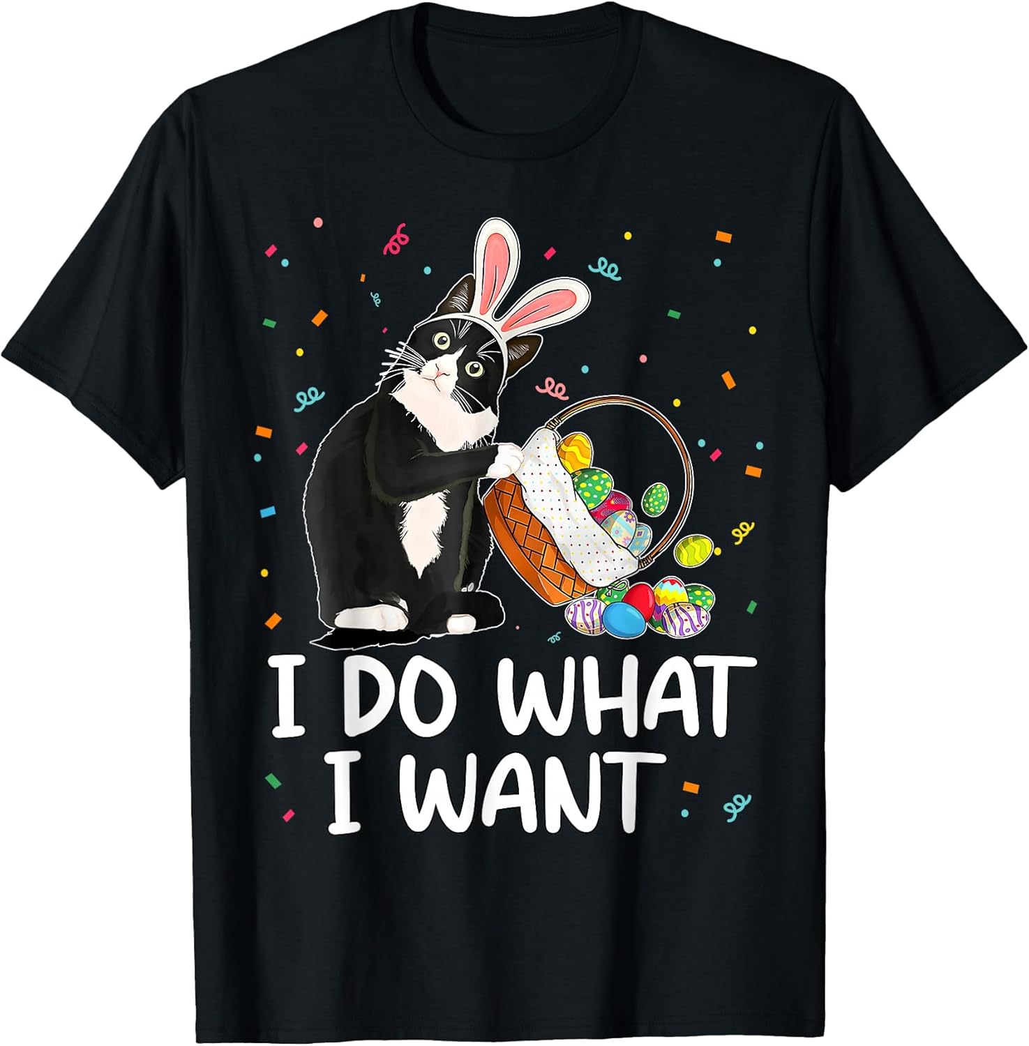 Easter Cat Funny Humor Tee Gifts Easter Day Shirts Unisex T-shirt, Sweatshirt, Hoodie, Long Sleeve Tee - T-Shirt, Sweatshirt, Hoodie