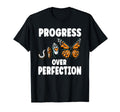 Progress Over Perfection Butterfly T-Shirt - Custom Art Print Unisex - T-Shirt, Sweatshirt, Hoodie
