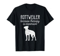 Rottweiler Because Therapy Is Expensive T-Shirt - Graphic Print Unisex - T-Shirt, Sweatshirt, Hoodie