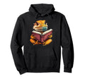 Bearded Dragon Reading Book Hoodie - Casual Everyday Wear for Adults - T-Shirt, Sweatshirt, Hoodie