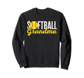 Mothers Day Funny Softball Grandma Sweatshirt - Casual Everyday Wear Unisex - T-Shirt, Sweatshirt, Hoodie