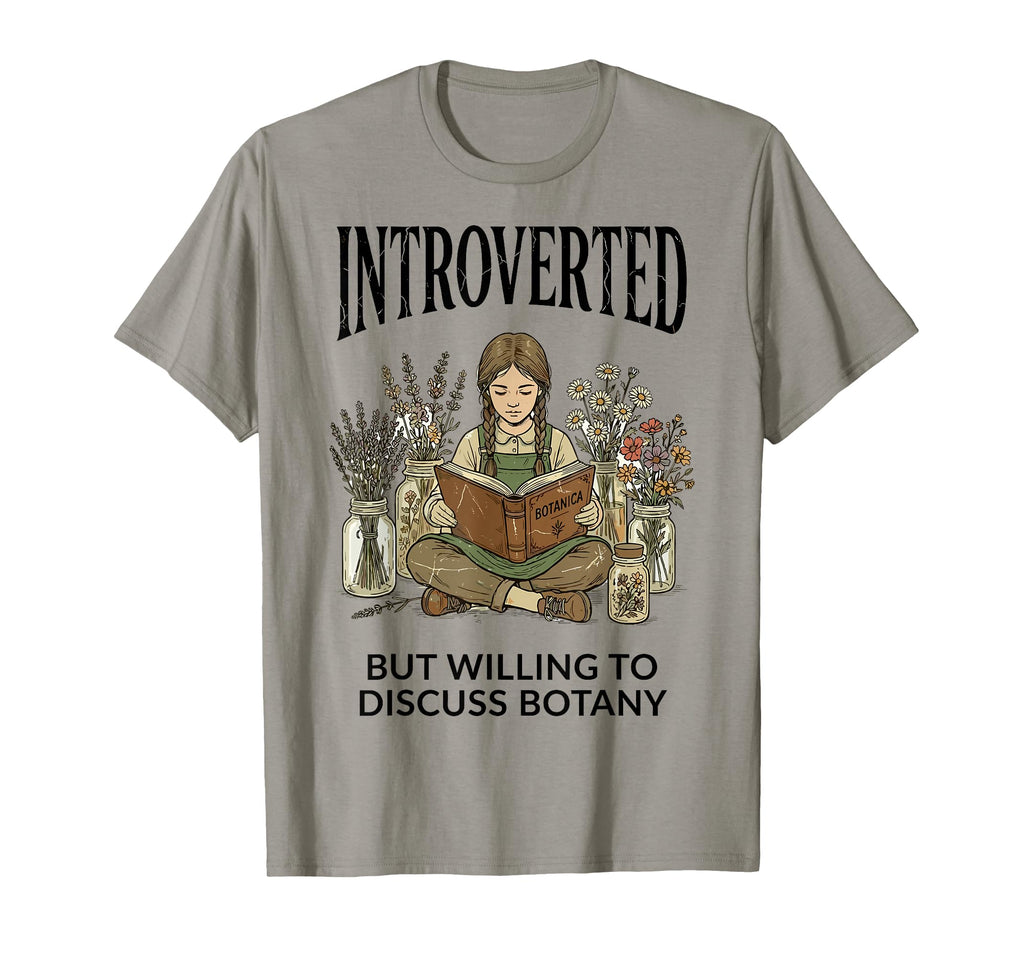 Introverted But Willing To Discuss T-Shirt - Fun Novelty Design for Adults - T-Shirt, Sweatshirt, Hoodie