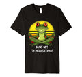 Grumpy Yoga Frog Shut Up Im Meditating T-Shirt - Custom Art Print Men Women - T-Shirt, Sweatshirt, Hoodie