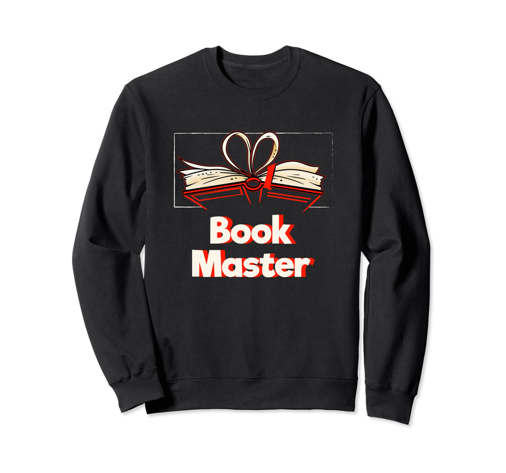 Book Master Reading Bookworm Sweatshirt - Custom Art Print Men Women - T-Shirt, Sweatshirt, Hoodie