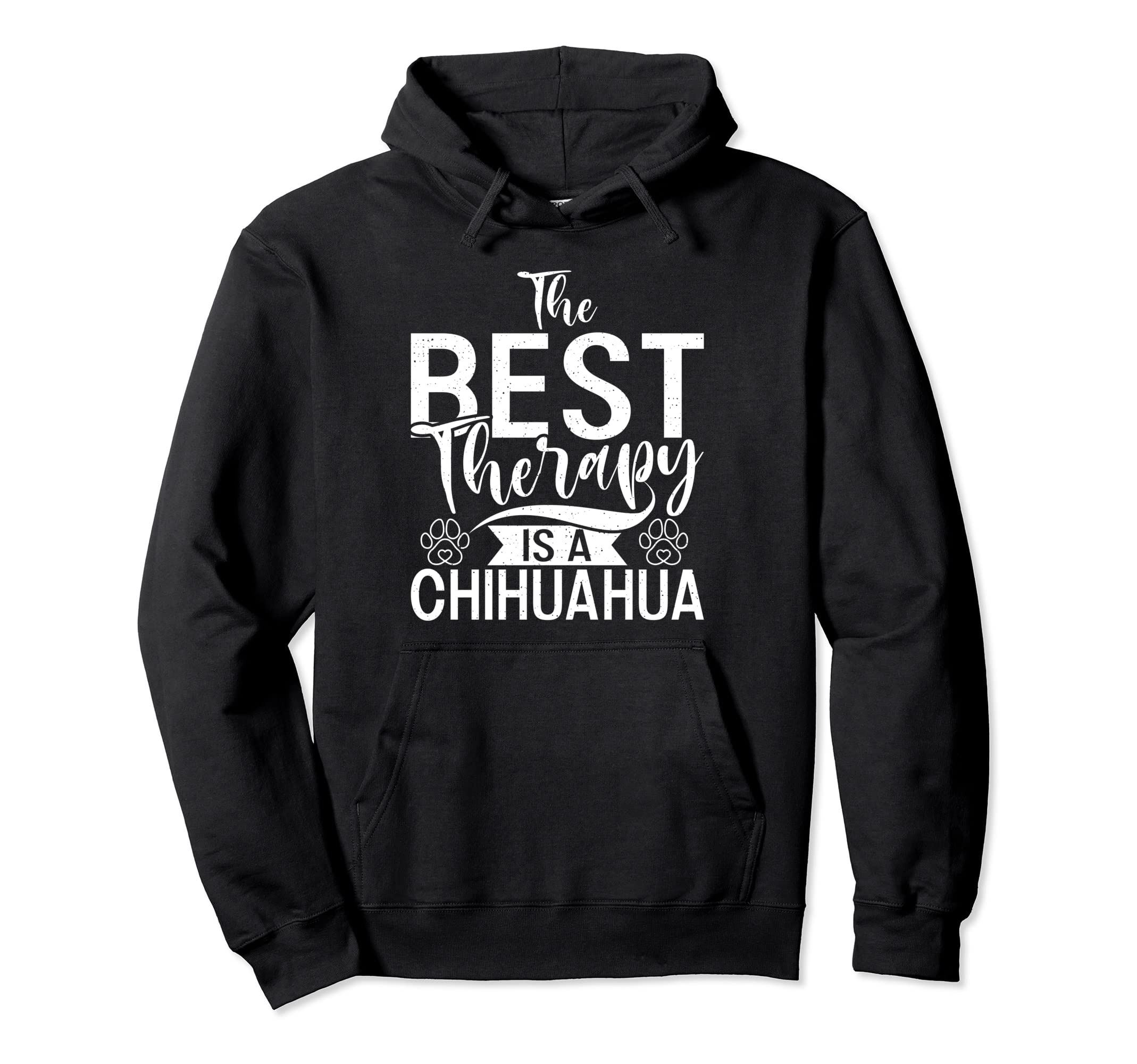 Best Therapy Is Chihuahua Hoodie - Minimalist Print Men Women - T-Shirt, Sweatshirt, Hoodie