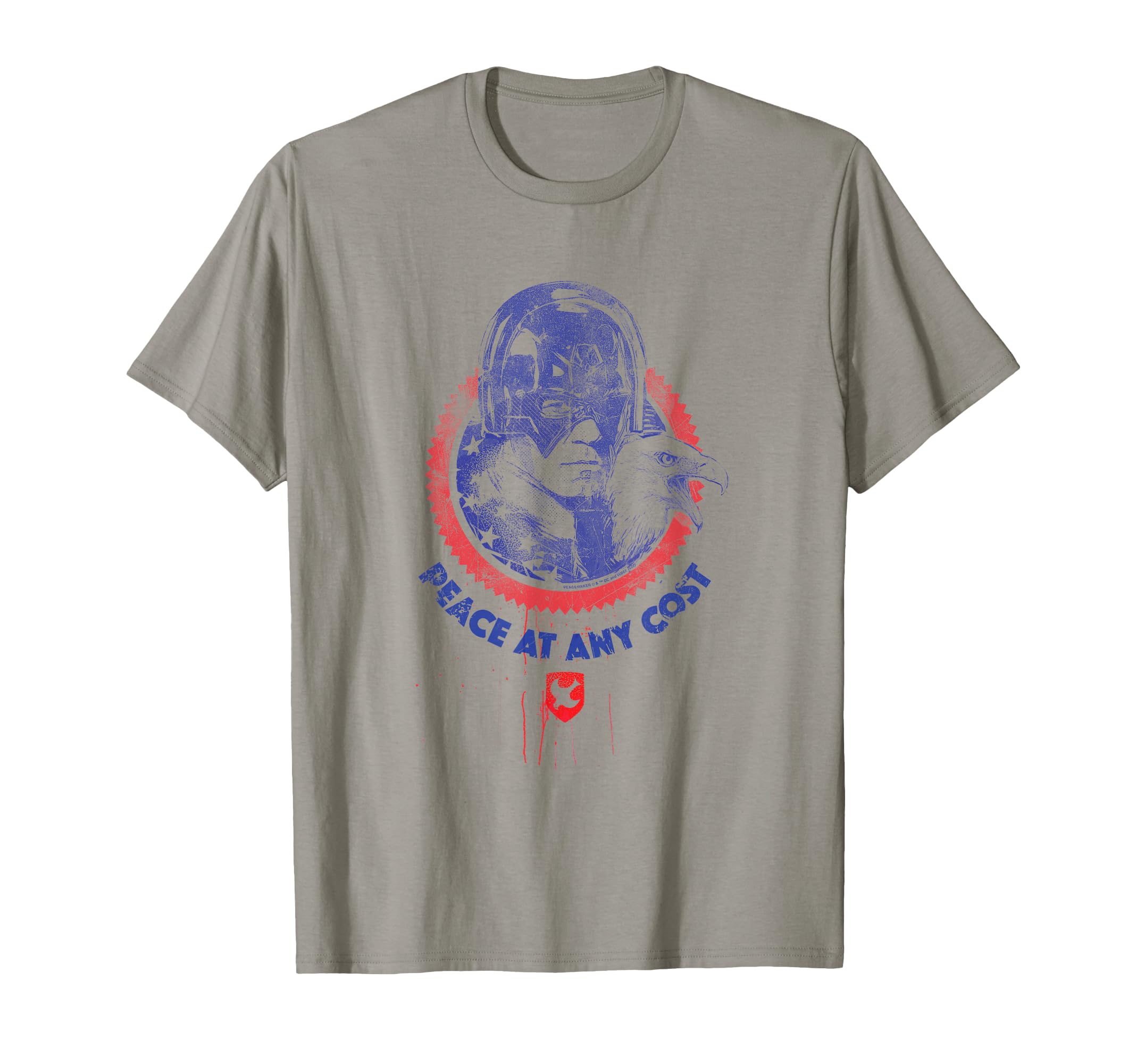 Peacemaker Peace Any Cost Eagle Stamp T-Shirt - Trendy Graphic for Adults - T-Shirt, Sweatshirt, Hoodie