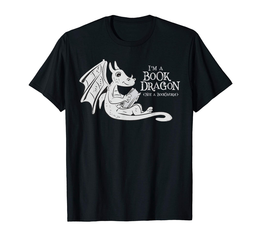 Im Book Dragon Not Bookworm Funny T-Shirt - Custom Art Print Men Women - T-Shirt, Sweatshirt, Hoodie
