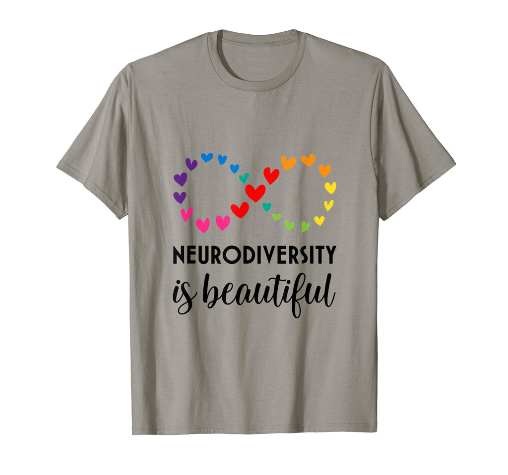 B48 Embrace Neurodiversity Brain T-Shirt - Fun Novelty Design for Adults - T-Shirt, Sweatshirt, Hoodie