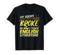 Witch Halloween Broom Professor English T-Shirt - Novelty Apparel Unisex - T-Shirt, Sweatshirt, Hoodie