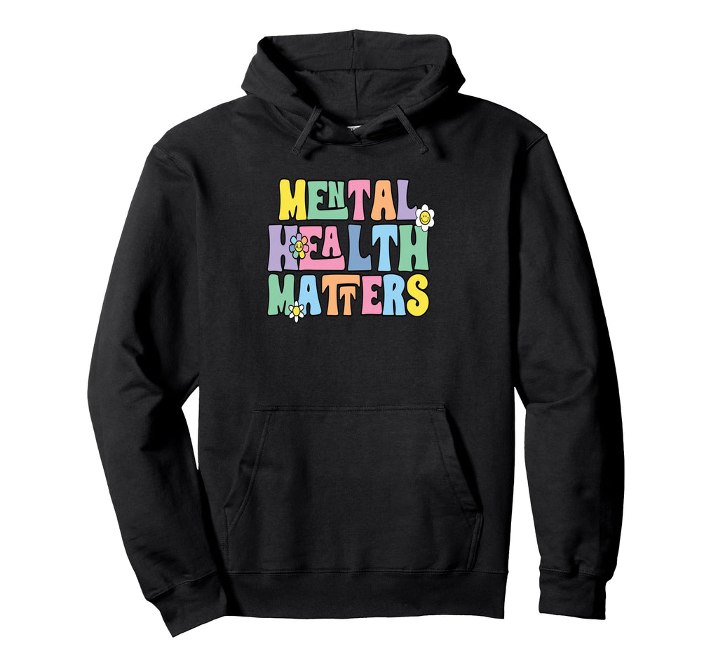 Mental Health Awareness Month End Stigma Hoodie - Graphic Print Men Women - T-Shirt, Sweatshirt, Hoodie