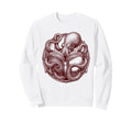 Octopus Reading Book Lover Sweatshirt - Aesthetic Graphic Men Women - T-Shirt, Sweatshirt, Hoodie