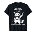 Hold Partner Im Overstimulated Cowboy T-Shirt - Custom Art Print Men Women - T-Shirt, Sweatshirt, Hoodie
