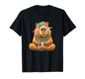 Meditating Capybara Yoga Mindfulness T-Shirt - Streetwear Style for Adults - T-Shirt, Sweatshirt, Hoodie