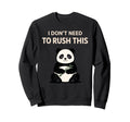 Sleepy Panda Burnout Recovery Sweatshirt - Fun Novelty Design Unisex - T-Shirt, Sweatshirt, Hoodie