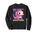 Axolotl Bookshelf Readsolotl Sweatshirt - Custom Art Print for Adults - T-Shirt, Sweatshirt, Hoodie