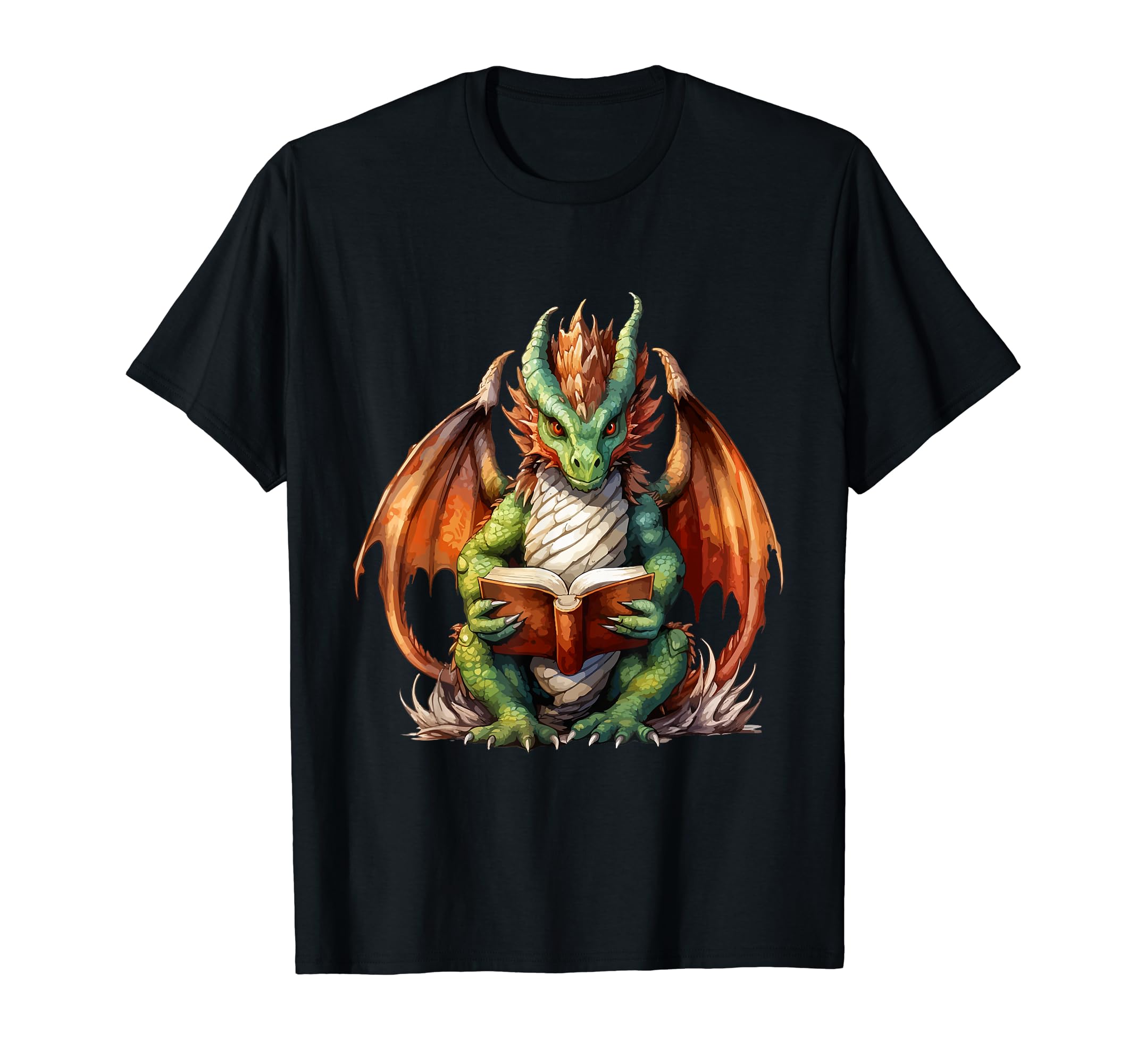 Funny Bookworm And Dragons Sweatshirt - Graphic Print Men Women - T-Shirt, Sweatshirt, Hoodie