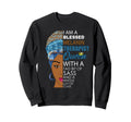 African American Therapist Black Sweatshirt - Custom Art Print Men Women - T-Shirt, Sweatshirt, Hoodie