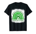 Green Rainbow Mental Health Matters T-Shirt - Minimalist Print Men Women - T-Shirt, Sweatshirt, Hoodie