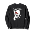 Self Care Og Funny Cat Licking Sweatshirt - Fun Novelty Design Unisex - T-Shirt, Sweatshirt, Hoodie