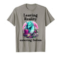 Leaving Reality Entering Fiction Book T-Shirt - Trendy Graphic for Adults - T-Shirt, Sweatshirt, Hoodie