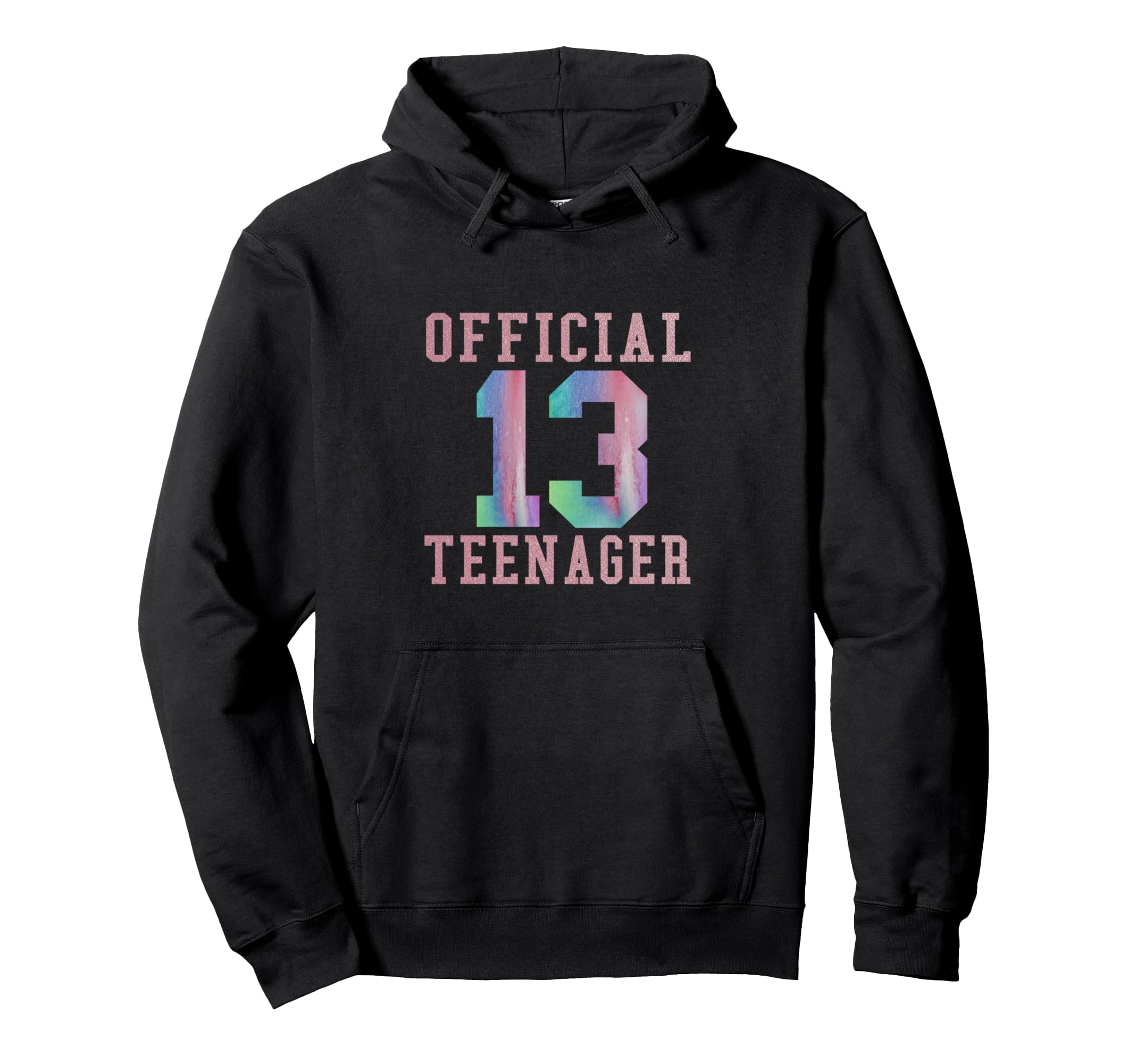 Teenager 13Th Birthday Gift 13 Years Hoodie - Aesthetic Graphic Men Women - T-Shirt, Sweatshirt, Hoodie
