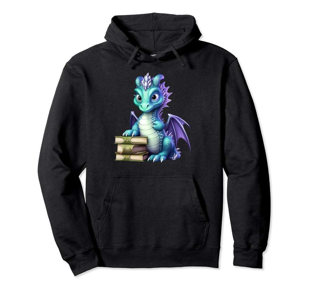 Chinese Year Dragon Dragon Books Colorful Hoodie - Streetwear Style Unisex - T-Shirt, Sweatshirt, Hoodie