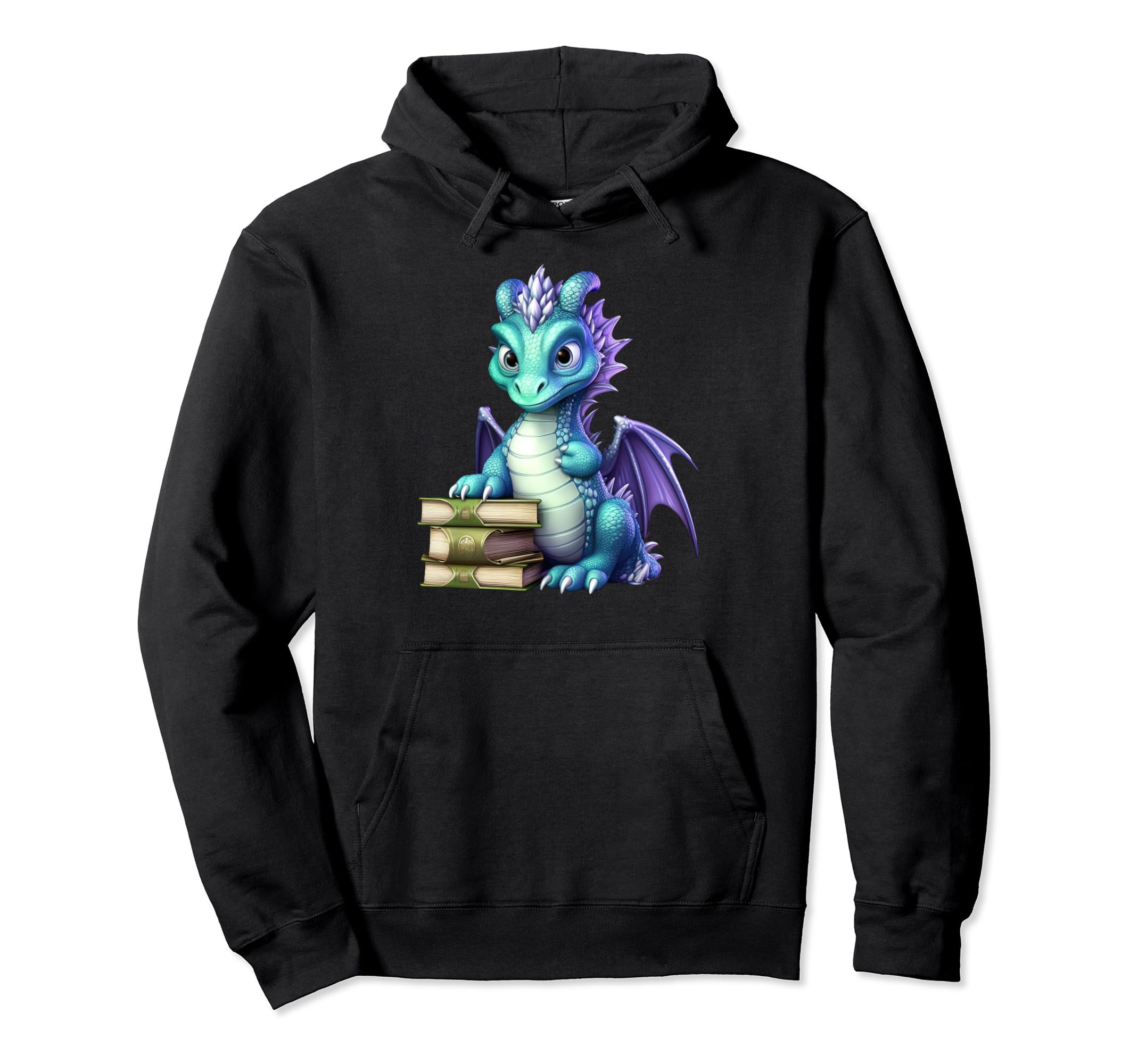 Chinese Year Dragon Dragon Books Colorful Hoodie - Streetwear Style Unisex - T-Shirt, Sweatshirt, Hoodie