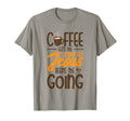 Coffee Gets Me Started Jesus Keeps T-Shirt - Aesthetic Graphic for Adults - T-Shirt, Sweatshirt, Hoodie
