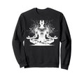 Meditation Silhouette Artistic Sweatshirt - Unique Graphic for Adults - T-Shirt, Sweatshirt, Hoodie