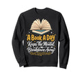 Book Day Keeps Mental Breakdown Sweatshirt - Custom Art Print Men Women - T-Shirt, Sweatshirt, Hoodie