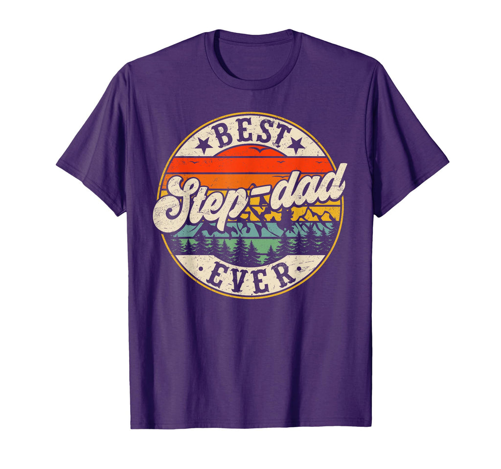 Best Step Dad Ever Fathers Day Grandpa T-Shirt - Aesthetic Graphic Unisex - T-Shirt, Sweatshirt, Hoodie