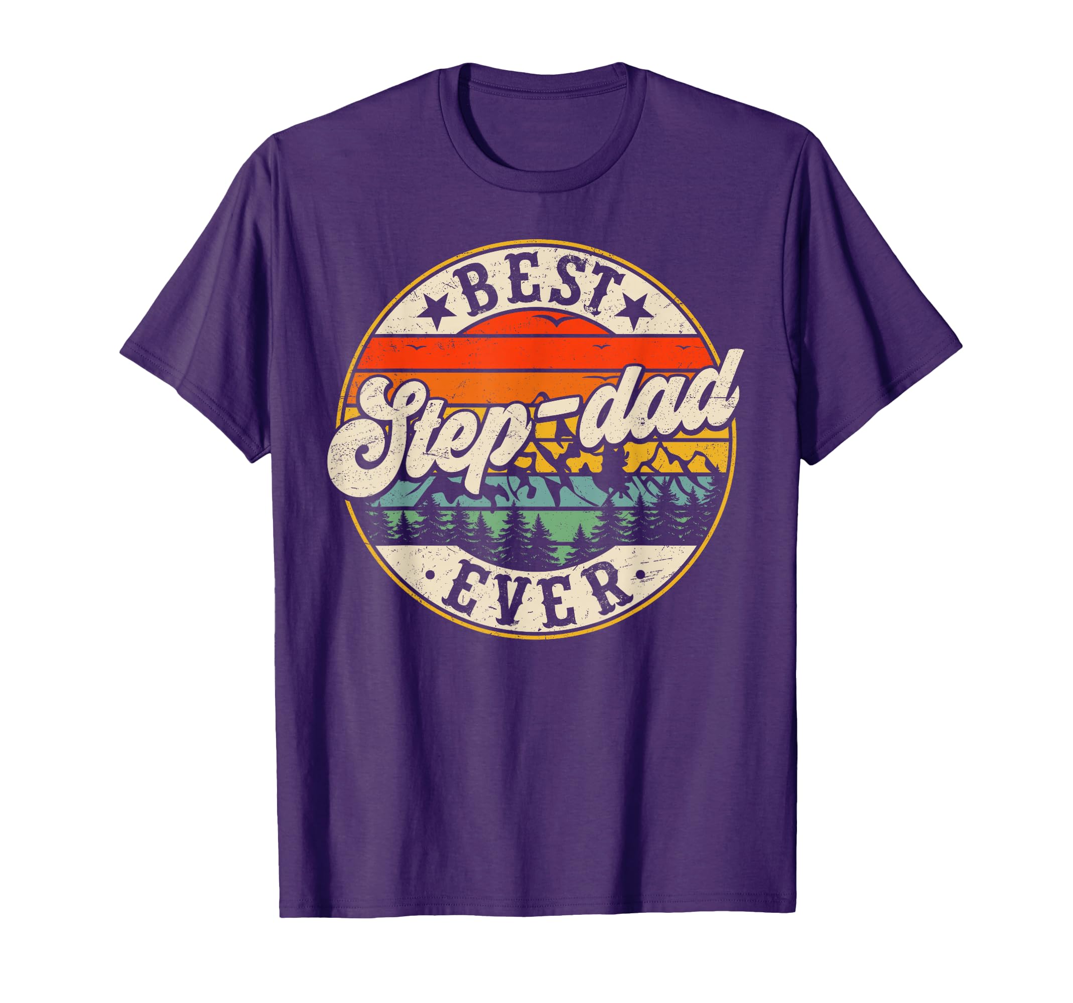 Best Step Dad Ever Fathers Day Grandpa T-Shirt - Aesthetic Graphic Unisex - T-Shirt, Sweatshirt, Hoodie