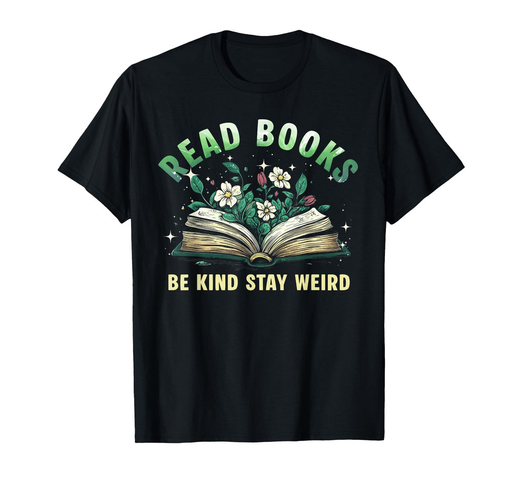 Read Books Be Kind Book Reader Book T-Shirt - Minimalist Print Men Women - T-Shirt, Sweatshirt, Hoodie