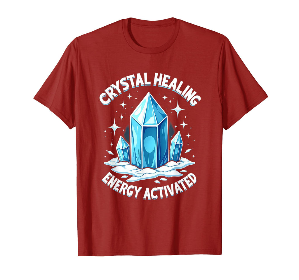 Crystal Healing Energy Activated T-Shirt - Aesthetic Graphic for Adults - T-Shirt, Sweatshirt, Hoodie