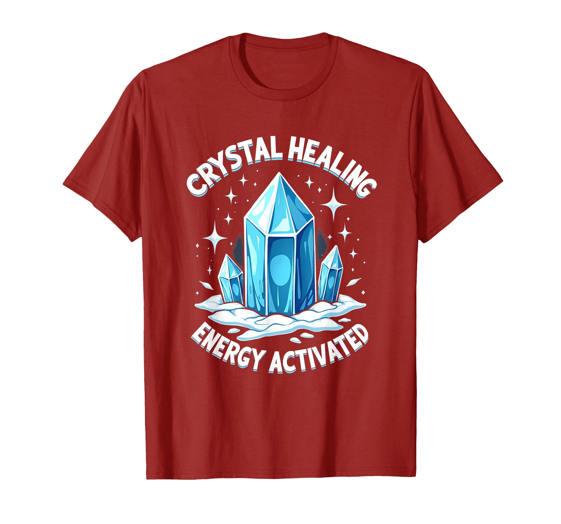 Crystal Healing Energy Activated T-Shirt - Aesthetic Graphic for Adults - T-Shirt, Sweatshirt, Hoodie