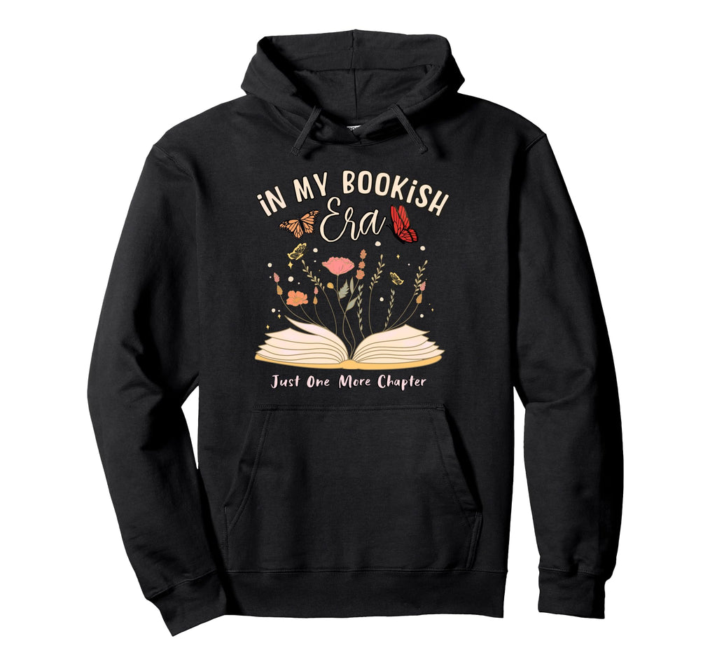 My Bookish Era Book Lover Open Book And Hoodie - Novelty Apparel Unisex - T-Shirt, Sweatshirt, Hoodie